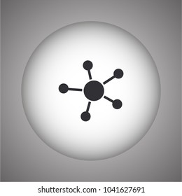 Business Network vector icon