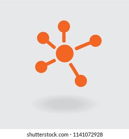Business Network vector icon