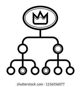 Business Network vector icon