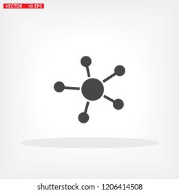 Business Network vector icon