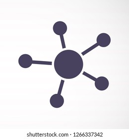 Business Network vector icon