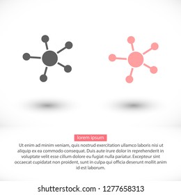 Business Network vector icon