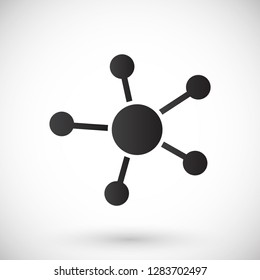 Business Network vector icon