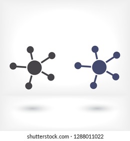 Business Network vector icon