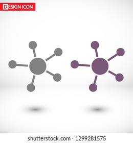 Business Network vector icon