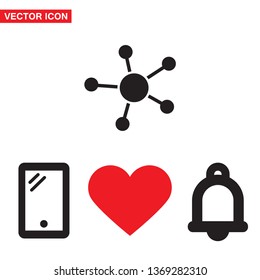 Business Network vector icon