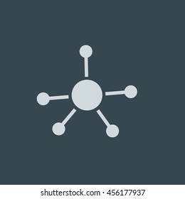 Business Network vector icon