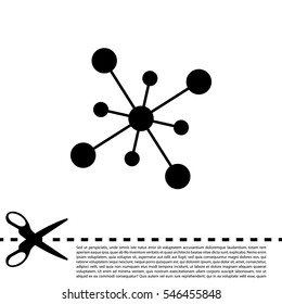 Business Network vector icon