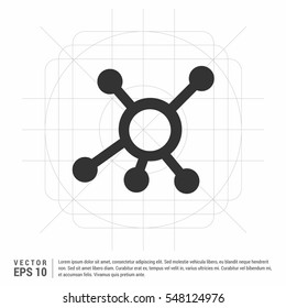 Business Network vector icon

