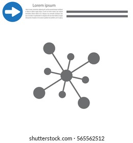 Business Network vector icon