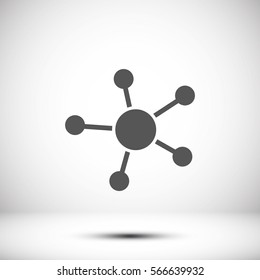 Business Network vector icon