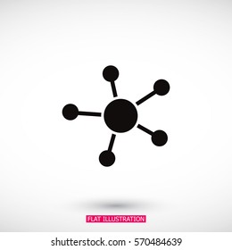 Business Network vector icon