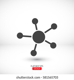 Business Network vector icon