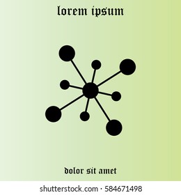 Business Network vector icon