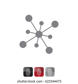 Business Network vector icon