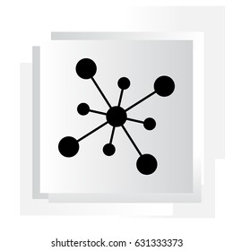 Business Network vector icon