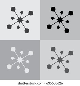 Business Network Vector Icon