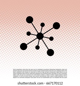Business Network vector icon
