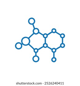 Ícone de vetor de Rede de Negócios, Ícone de Vetor Composto Químico