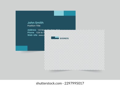 Business Networking business card template. A clean, modern, and high-quality design business card vector design. Editable and customize template business card