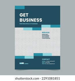 Business Networking Flyer Template. A clean, modern, and high-quality design of Flyer vector design. Editable and customize template flyer