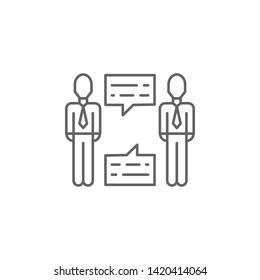 Business, networking icon. Element of teamwork icon. Thin line icon for website design and development, app development. Premium icon