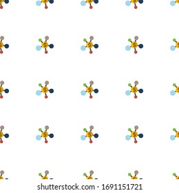 Patrón de icono de red empresarial perfectamente aislado en fondo blanco. Icono de red empresarial plana editable. Patrón de icono de red comercial para web y móvil.