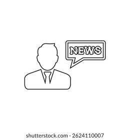 business news icon , promotion icon