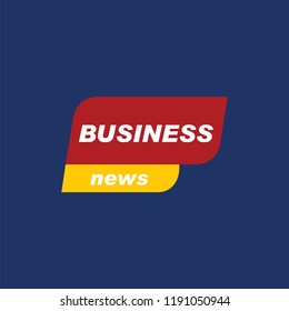 Business news vector. Business news icon vector symbol. Linear style sign for mobile concept and web design. Business news banner symbol illustration. Pixel vector graphics - Vector.