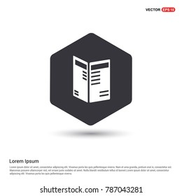 Business newspaper icon