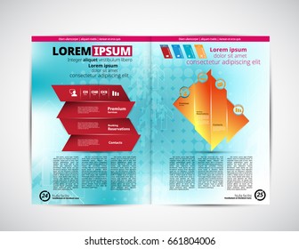Business newspaper, vector