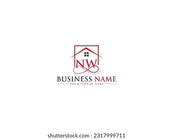 Business NW Real Estate Logo Symbol