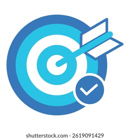 Business Objective and Strategy vector Icon design Concept