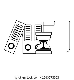 Business and office in black and white