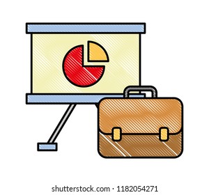 business office board presentation briefcase