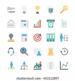 Business and Office Colored Vector Icons 3