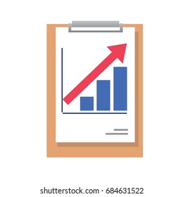 business and office concept - graph icon 