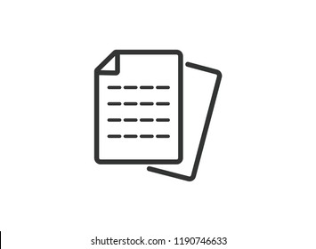 Business and office document icon
