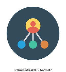 Business office flat icon