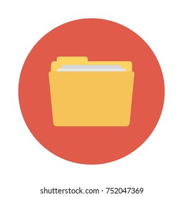 Business office flat icon