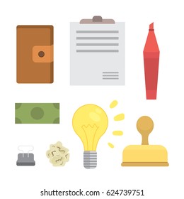 business and office icon illustrations.