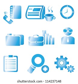 business, office icon set