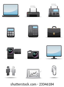 Business and Office Icon Set -- Premium Series