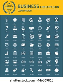 Business and office icon set,vector
