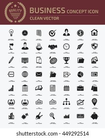 Business and office icon set,vector