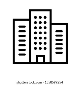 Business office icon vector.building icon.