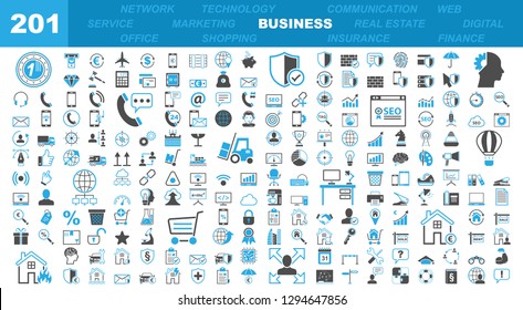 Business & Office Icons - 201 Iconset