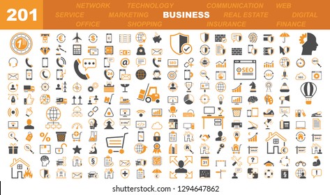 Business & Office Icons - 201 Iconset