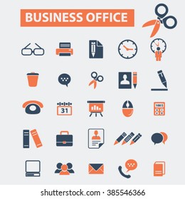 business office icons
