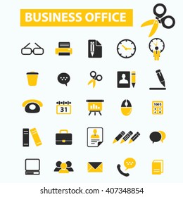 business office icons
